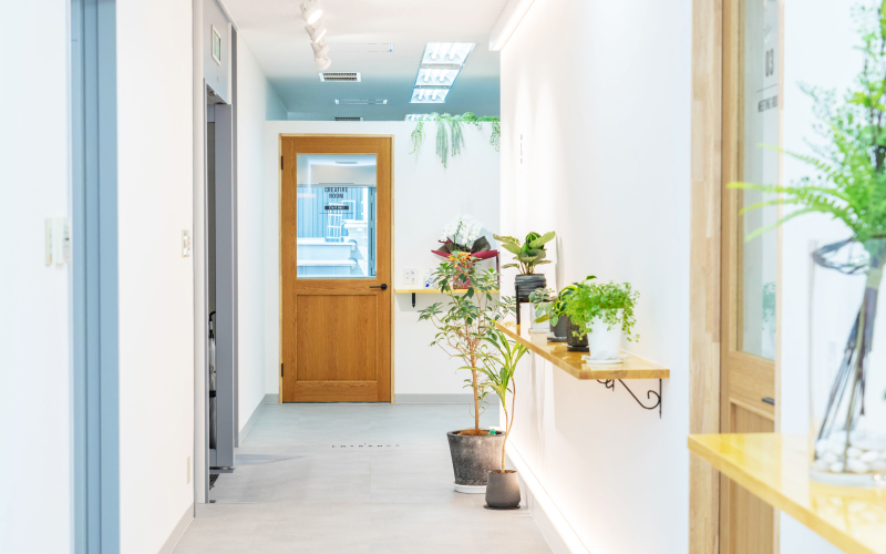 企業の内装の写真